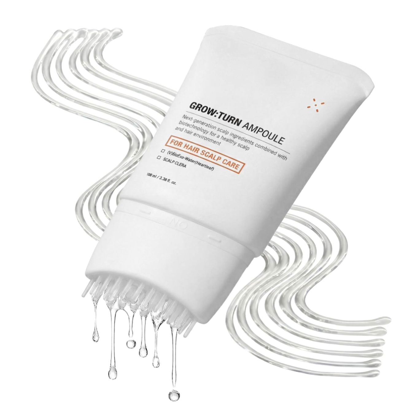 2-in-1 Hair Growth Serum & Scalp Stimulator Brush