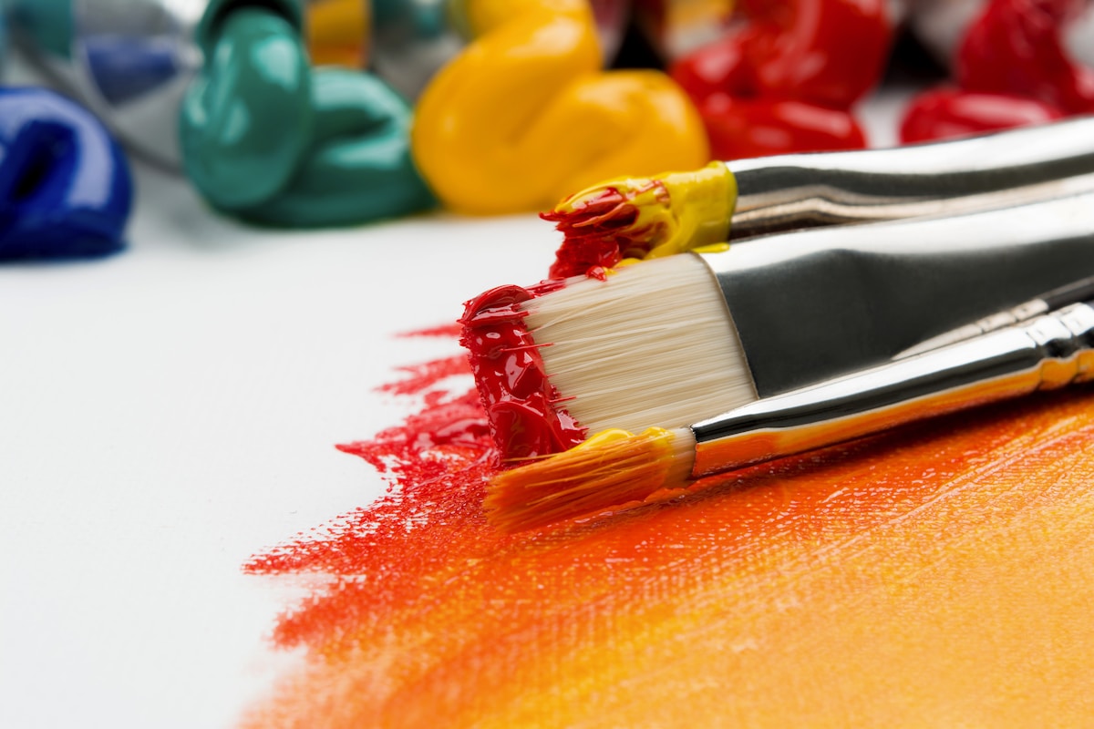 Oil painting process detail - Ninova Art studio